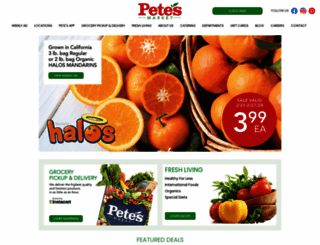 petesfresh.com screenshot