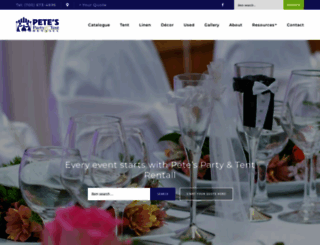 petesrentall.ca screenshot