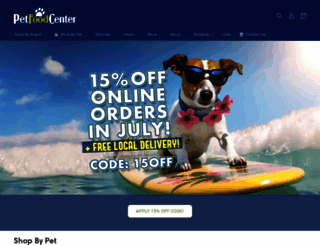 petfoodcenteronline.com screenshot