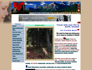 petfriendlybanff.com screenshot