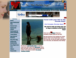 petfriendlyfloridakeys.com screenshot