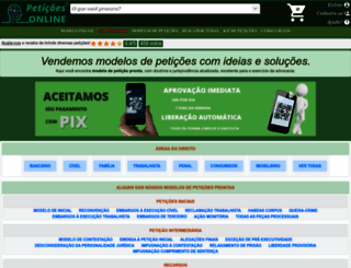 peticoesonline.com.br screenshot