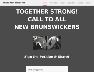 petition.kingpinjuice.ca screenshot