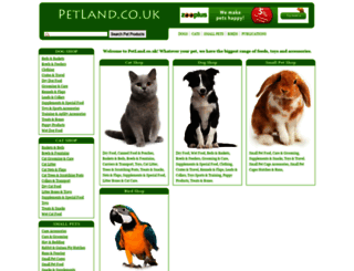 petland.co.uk screenshot
