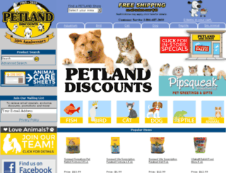 petlanddiscounts.com screenshot