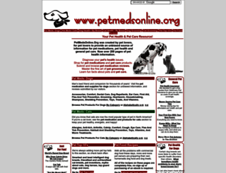 petmedsonline.org screenshot