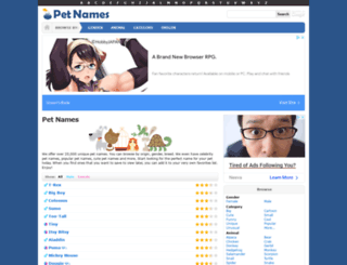 petnames.net screenshot