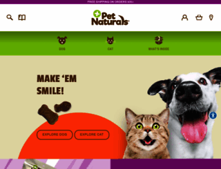 petnaturals.com screenshot