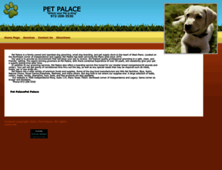 petpalaceplano.com screenshot