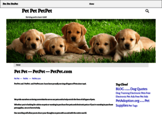 petpet.com screenshot