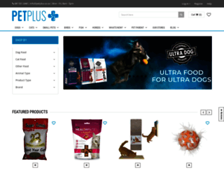 petplus.co.za screenshot