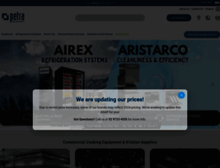 petraequipment.com.au screenshot