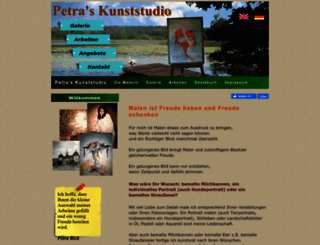 petras-kunststudio.de screenshot