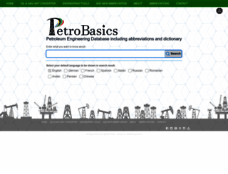 petrobasics.com screenshot