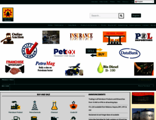 petroleumbazaar.com screenshot