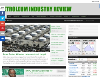 petroleumindustryreview.com screenshot