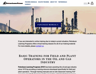petroleumlearning.com screenshot