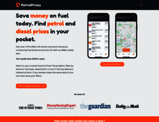 petrolprices.com screenshot