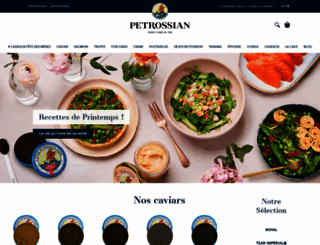 petrossian.fr screenshot
