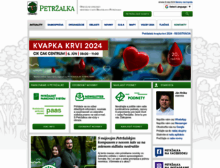 petrzalka.sk screenshot