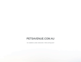 petsavenue.com.au screenshot