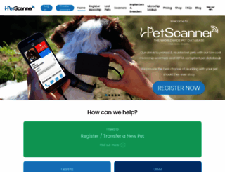 petscanner.com screenshot