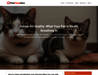 petscomehere.com screenshot