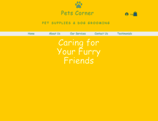 petscorner-liverpool.co.uk screenshot