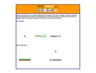 petsdirect.com screenshot