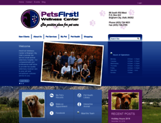 petsfirstwellnesscenter.com screenshot