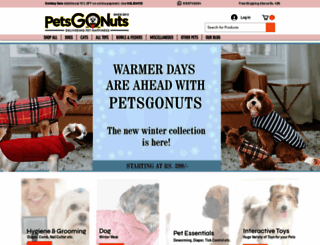 petsgonuts.com screenshot