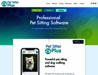 petsitter-software.com screenshot