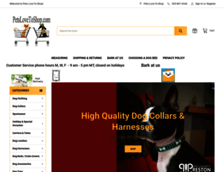 petslovetoshop.com screenshot