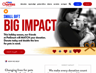 petsmartcharities.ca screenshot