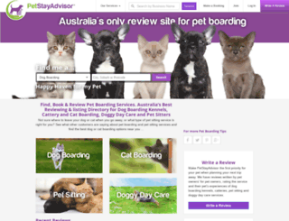 petstayadvisor.com.au screenshot