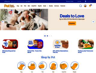 petsupermarket.com screenshot