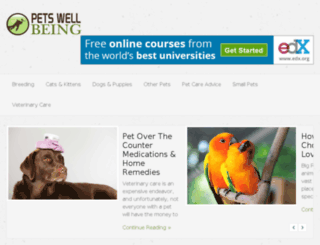 petswellbeing.com screenshot