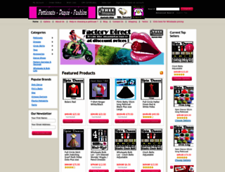 petticoatsdancefashion.com.au screenshot