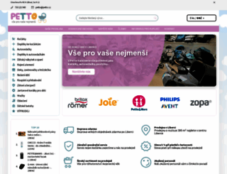 petto.cz screenshot