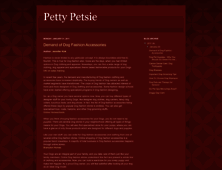 petty-petsie.blogspot.com screenshot