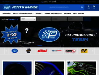pettys-garage.com screenshot