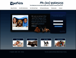 petvets.com.au screenshot
