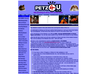 petz4u.co.uk screenshot