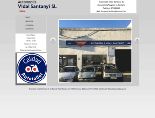 peugeot-santanyi.com screenshot