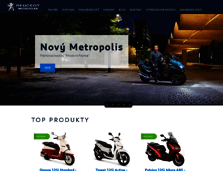 peugeot-scooters.sk screenshot
