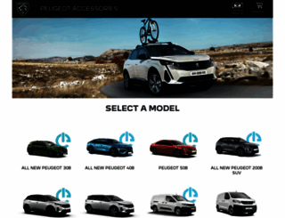 peugeotaccessories.com.au screenshot