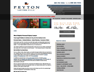 peytonlawfirm.com screenshot