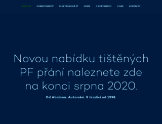 pf.cz screenshot