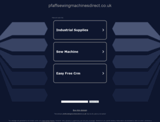 pfaffsewingmachinesdirect.co.uk screenshot