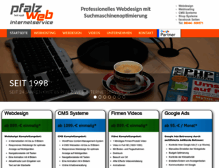 pfalz-webdesign.de screenshot